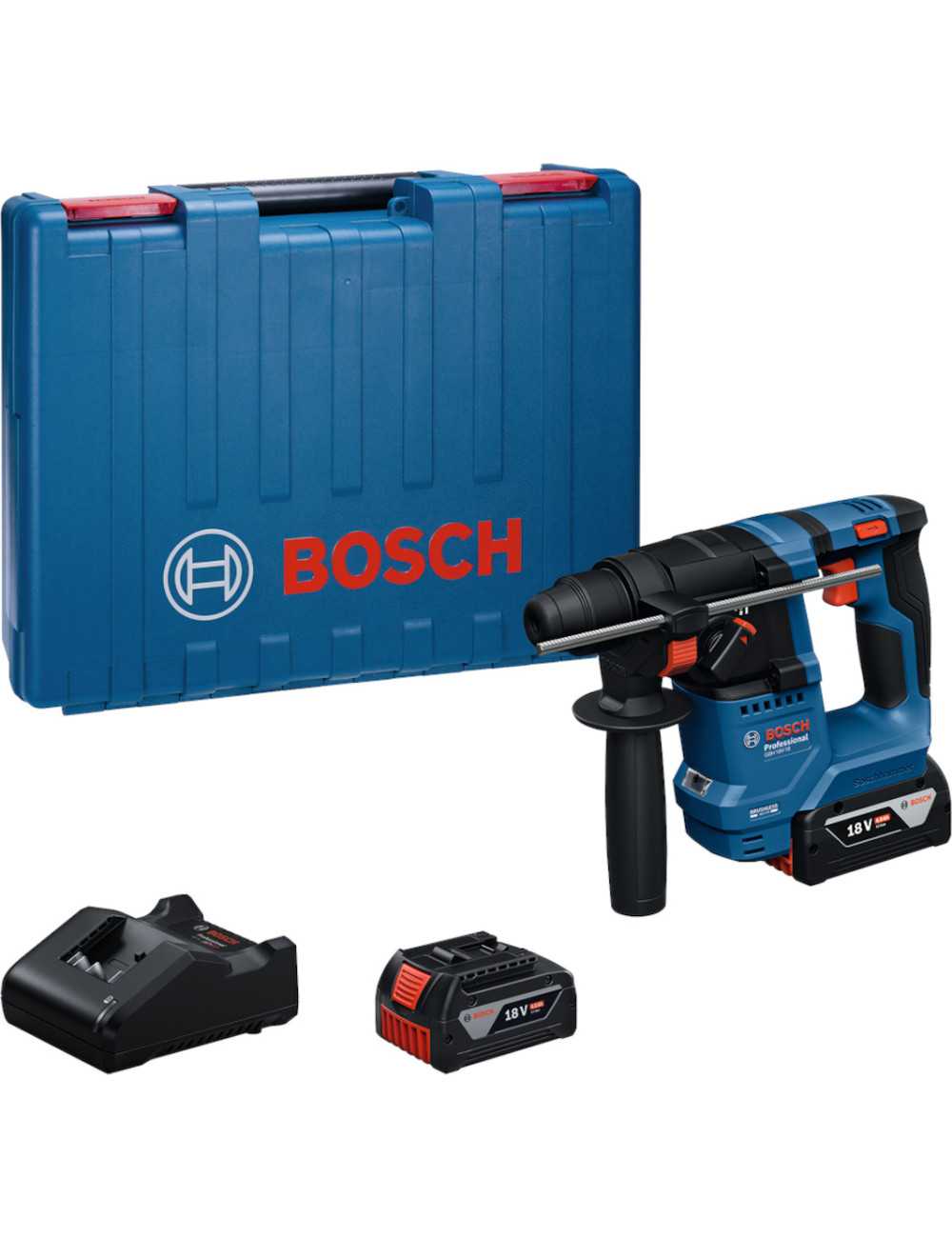 BOSCH MŁOT SDS+ GBH 18V-18 2x4,0Ah 1,5J WALIZKA