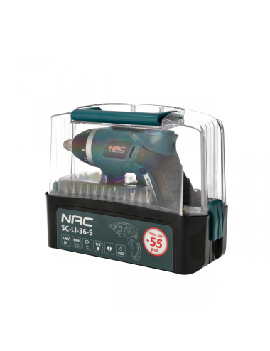 NAC WKRĘTK 3,6V + AKCESORIA 55zt.