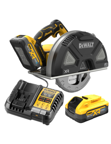 DEWALT AKUMULATOROWA PILARKA TARCZOWA DO METALU 18V DCS383H2-QW 184 67mm 2x5,0Ah PS