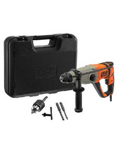 BLACK + DECKER MŁOTOWIERTARKA  800W KUFER