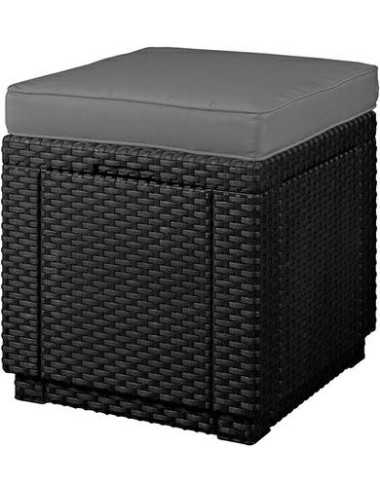 KETER SIEDZISKO Z PODUSZKĄ CUBE WITH CUSHION GRAFIT