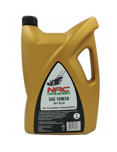 NAC OLEJ DO KOSIAREK 10W30 5L 4-SUW