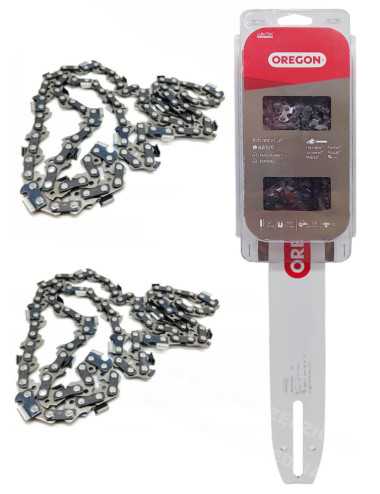 OREGON PROWADNICA+ 2x ŁAŃCUCH 14" 35cm  3  8  52  1,3