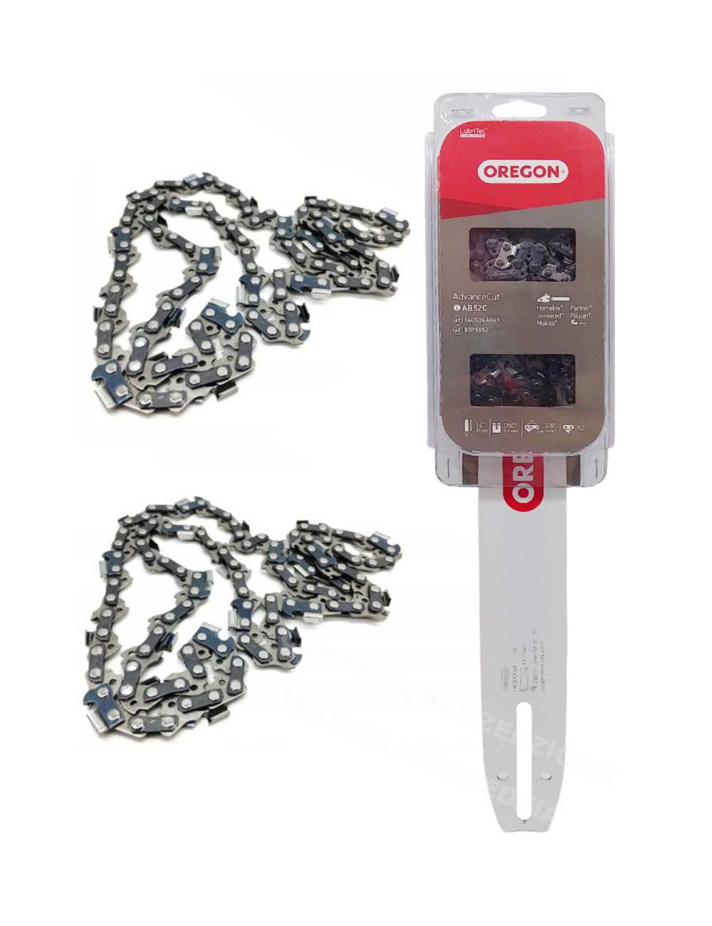 OREGON PROWADNICA+ 2x ŁAŃCUCH 14" 35cm  3  8  52  1,3