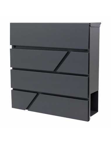 AW SKRZYNKA NA LISTY ANTRACYT 45 370x370x105mm