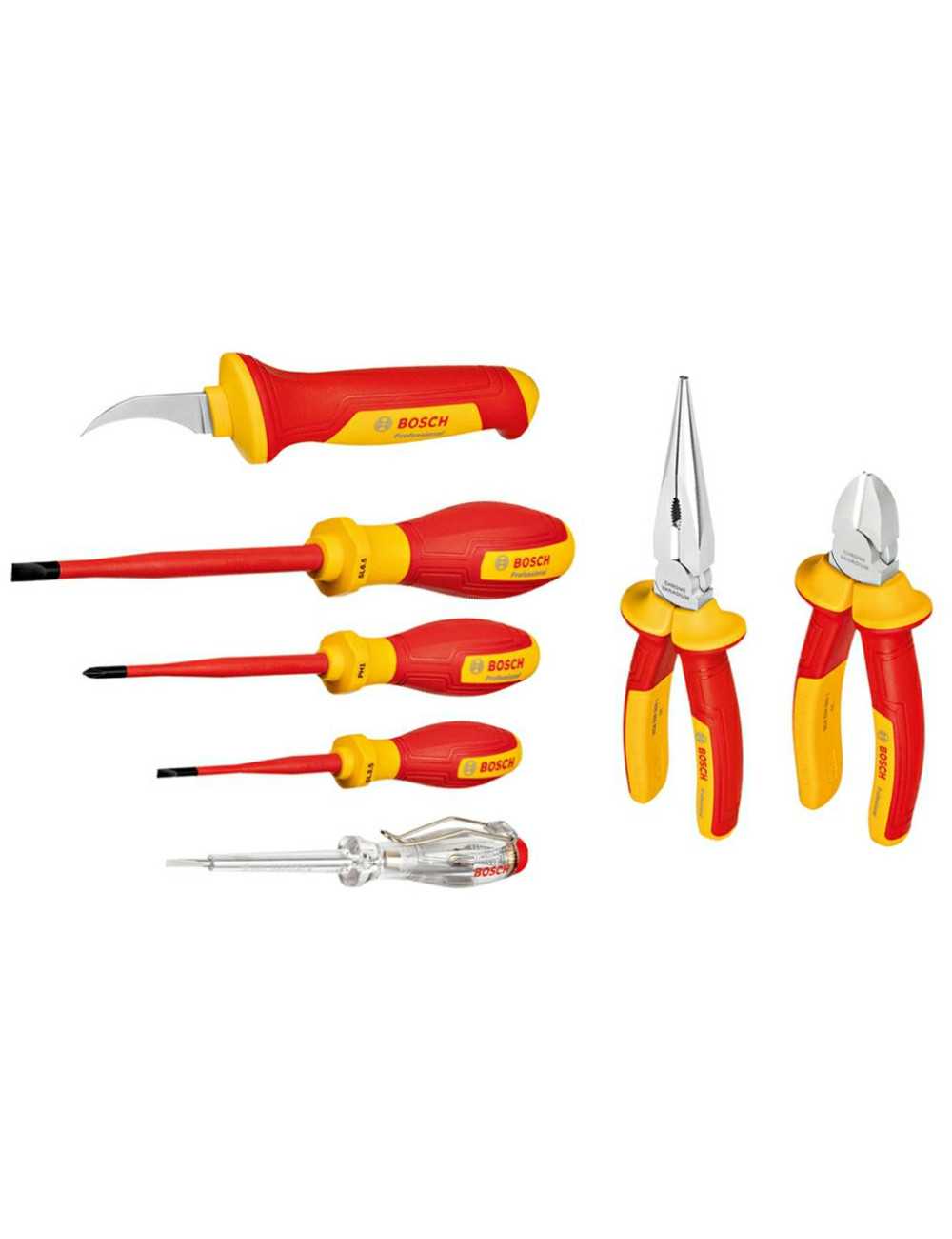 BOSCH ZESTAW NARZĘDZI VDE 7szt.