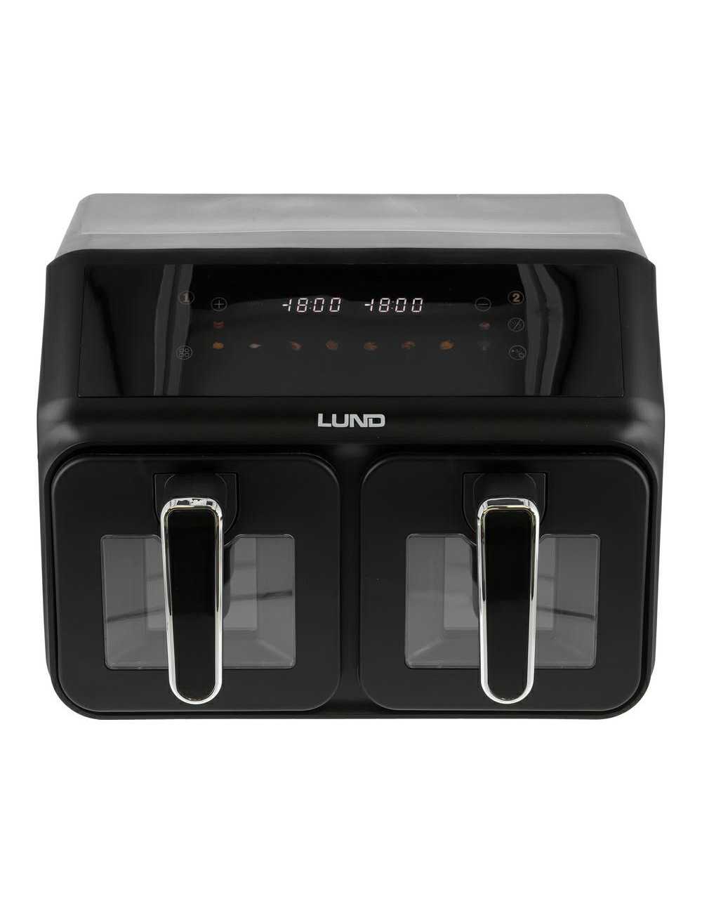 LUND FRYTKOWNICA BEZTŁUSZCZOWA 2200W 4L+4L CZARNA