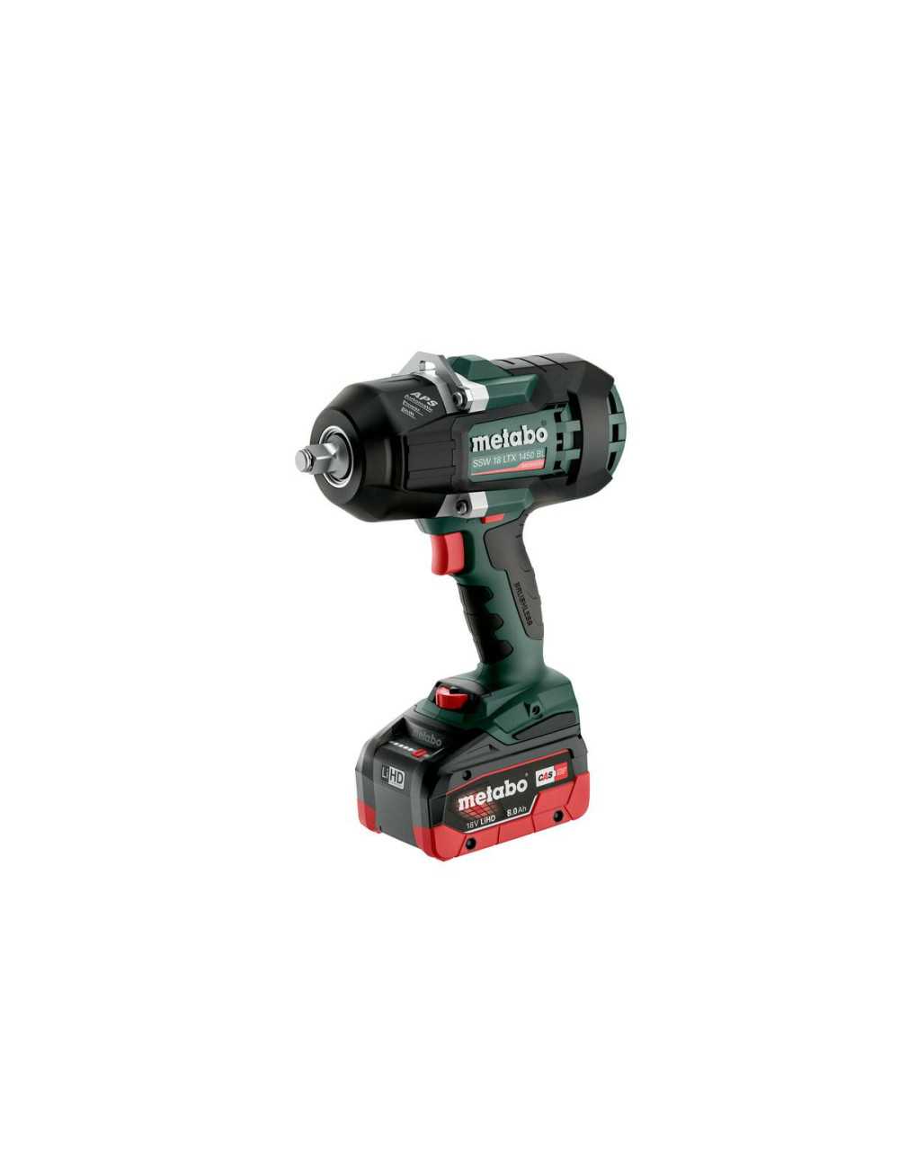 METABO KLUCZ UDAROWY SSW 18 LTX 1450 BL 2x8,0Ah LiHD METABOX