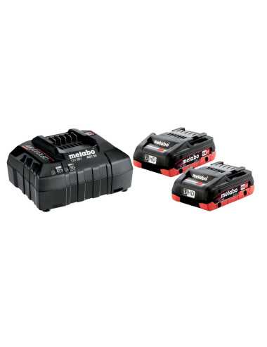 METABO AKUMULATOR 18V  4,0Ah LIHD 2szt. + ŁADOWARKA ASC 55