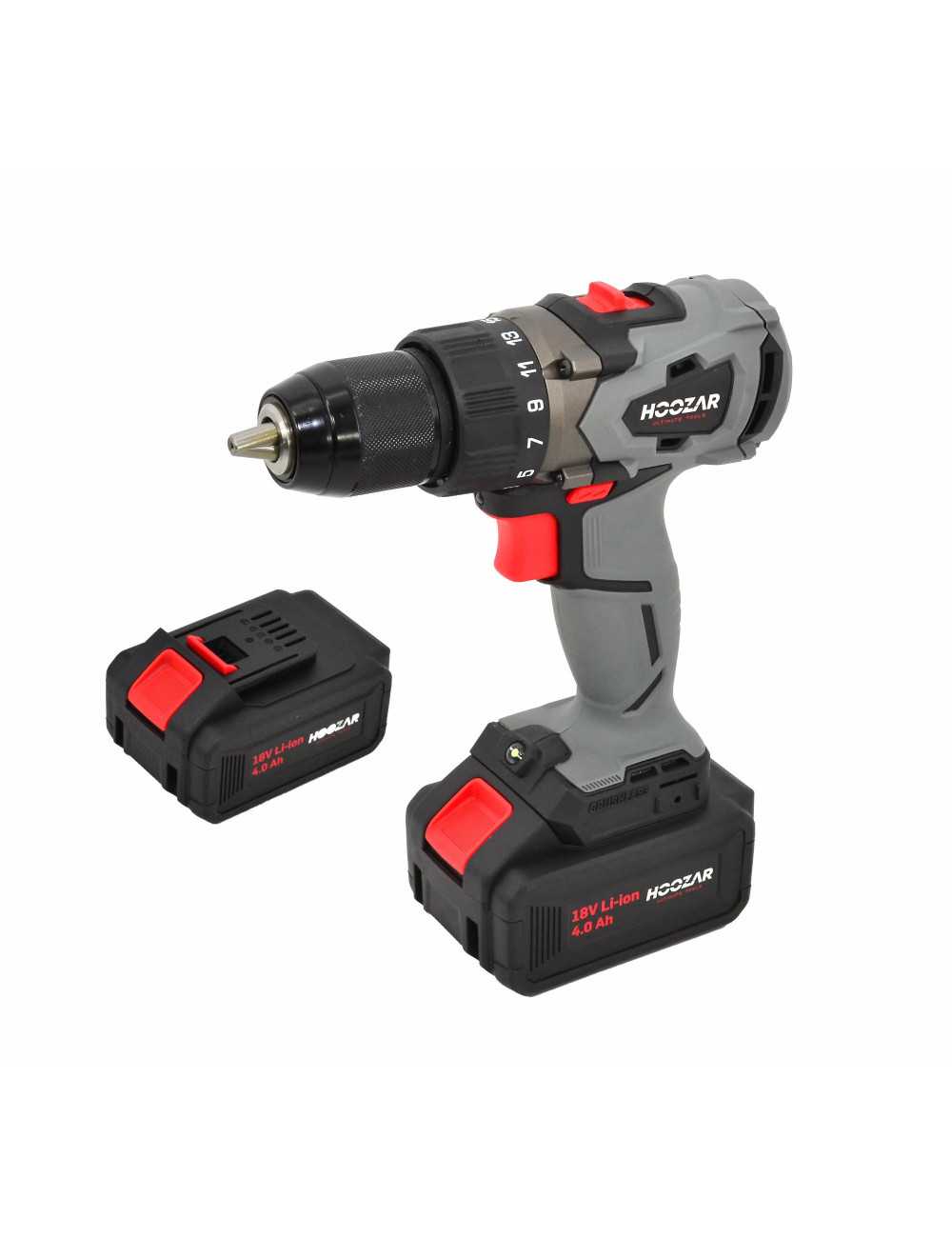 HOOZAR WKRĘTARKA 18V 2x4.0Ah 60Nm CD60BL-M2