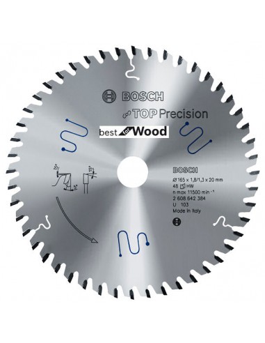 BOSCH PIŁA TARCZA TOP WOOD 165x20x48z