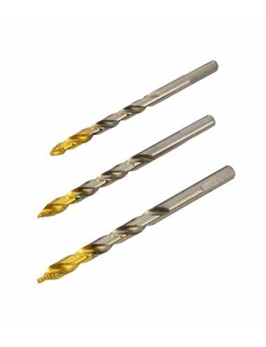 AWTOOLS WIERTŁO DO METALU M2 HSS-TiN ZESTAW 19szt. 1.5-10mm BLACK LINE