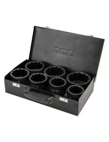 JCB NASADKI UDAROWE 12K 1"  7szt. 46-75mm