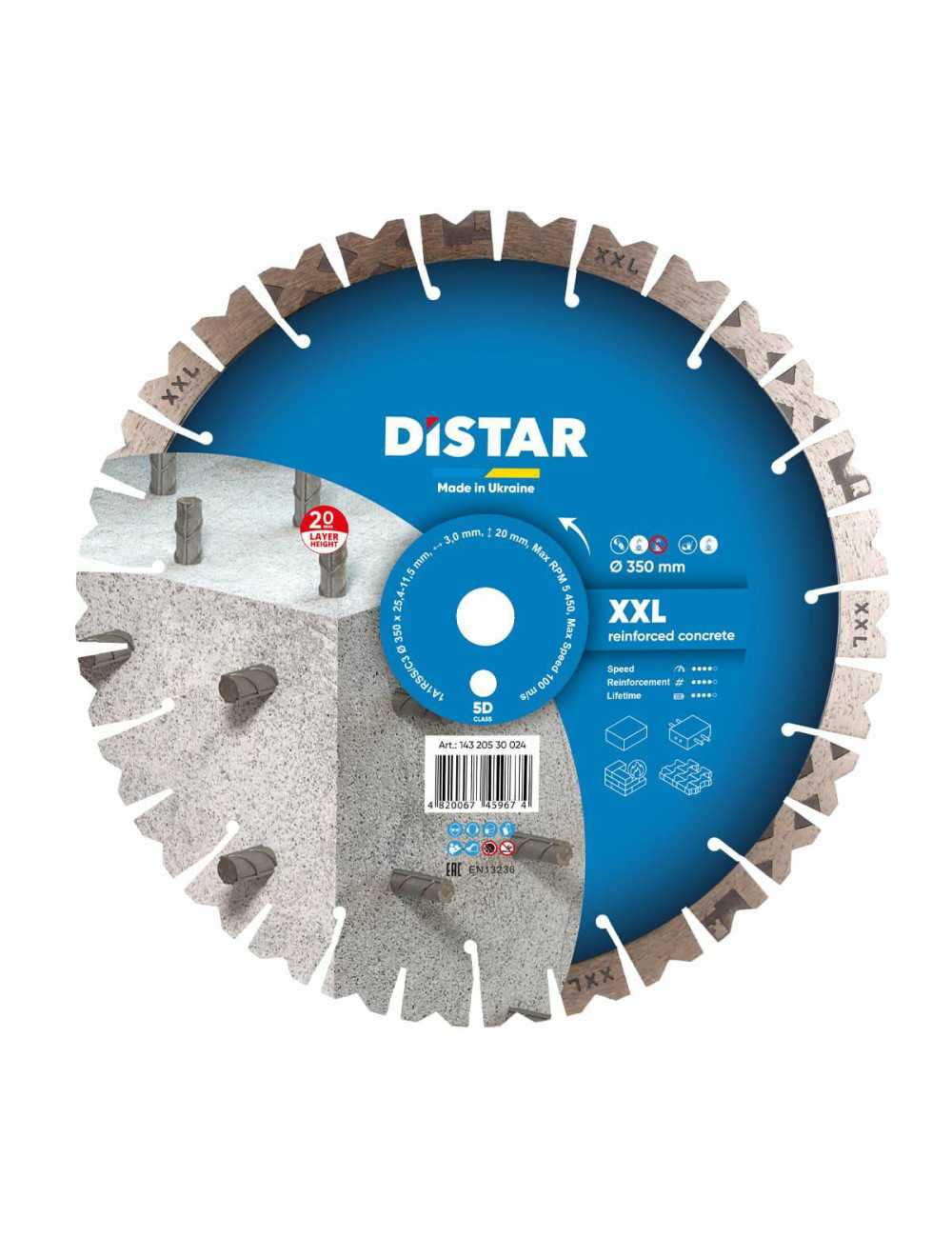 DISTAR TARCZA DIAMENTOWA XXL 350 x 3.0 2,0 x 25,4mm