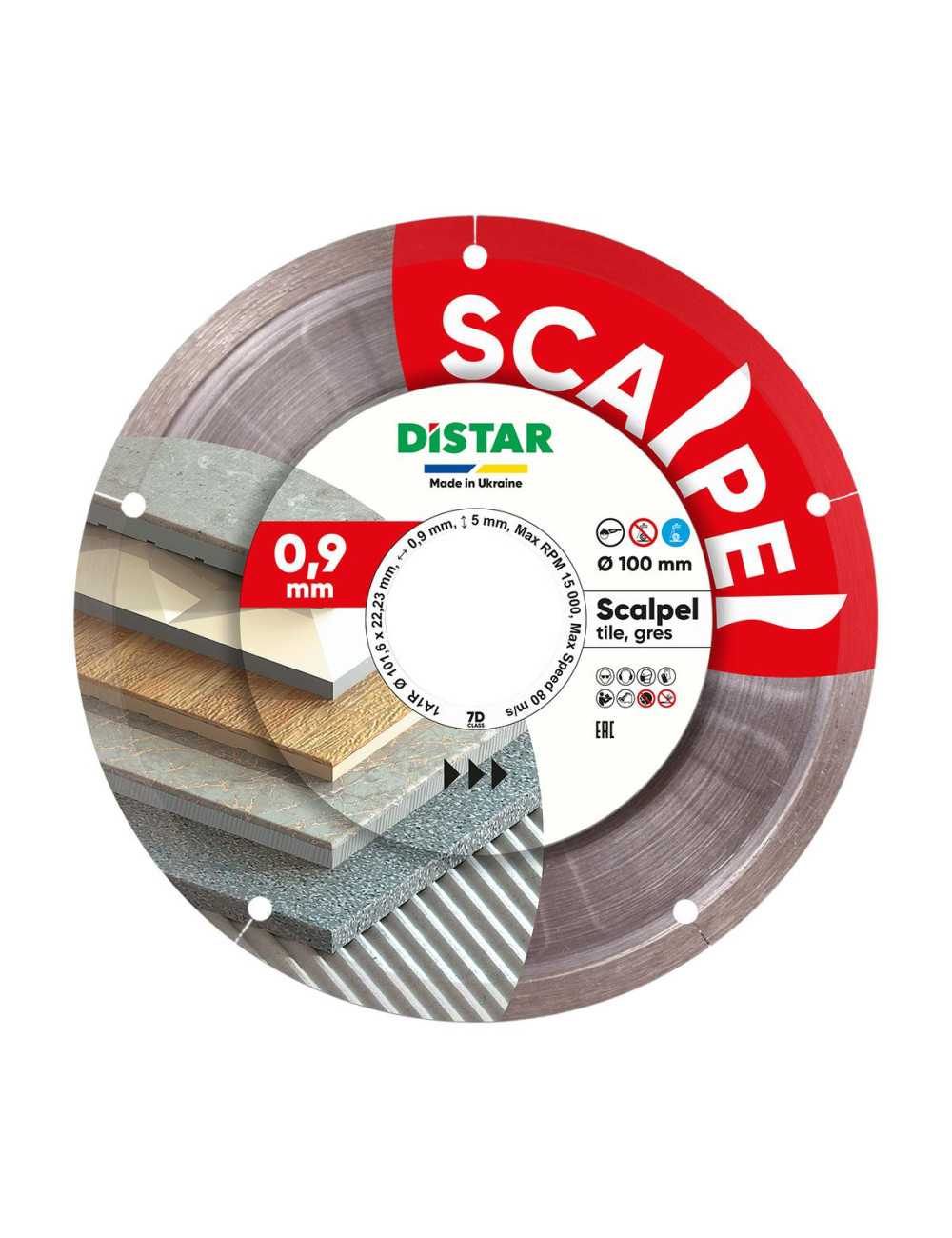 DISTAR TARCZA DIAMENTOWA SCALPEL 101,6 x 0,9 x 5 x 22,23mm