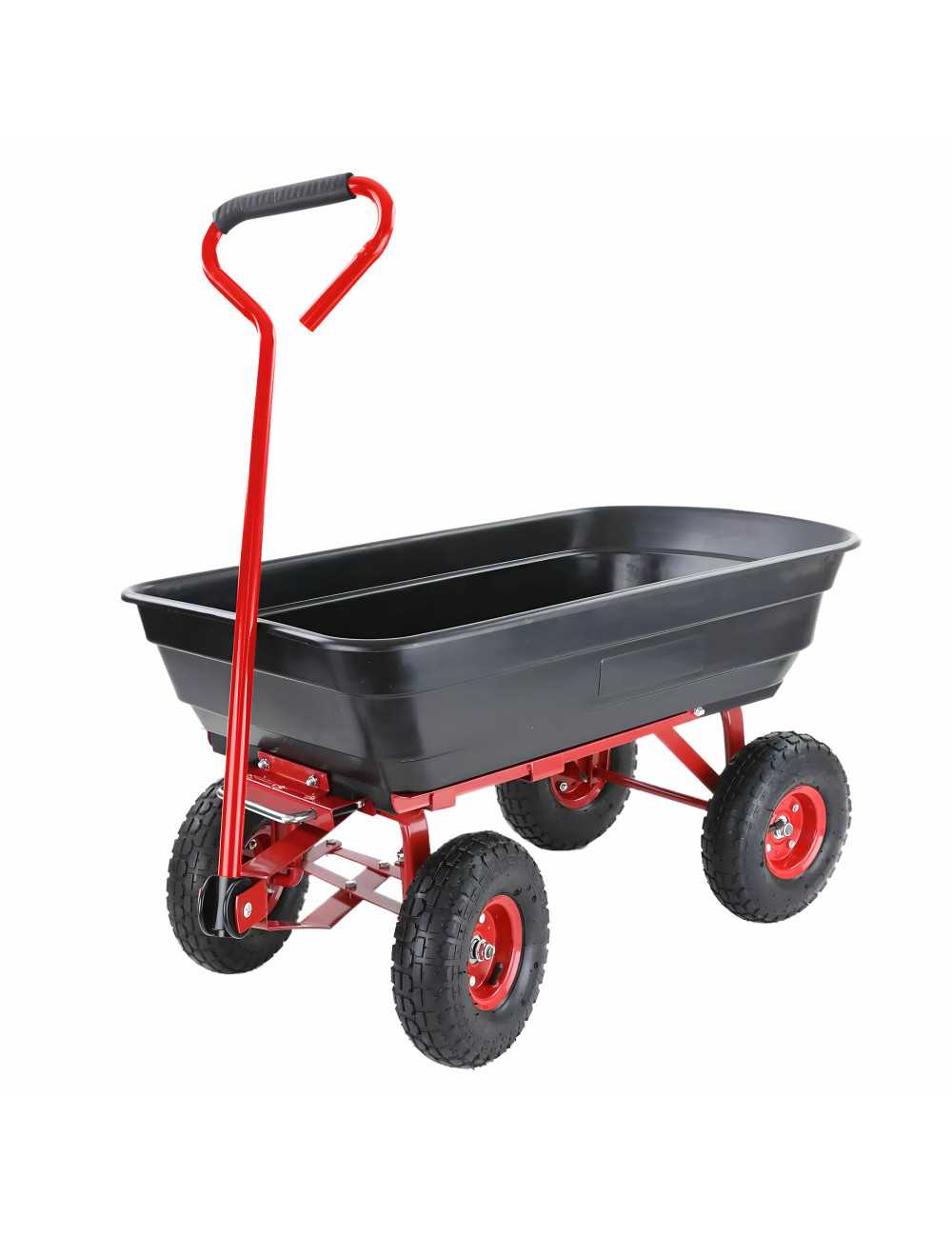 AWTOOLS WÓZEK OGRODOWY  WYWROTKA 4 KOŁOWA 75l