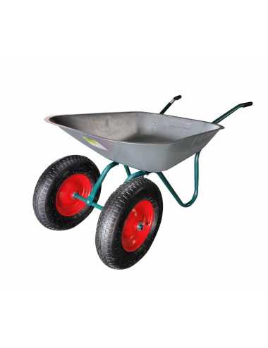 AWTOOLS TACZKA OGRODOWA  100L DWA KOŁA FELGI METALOWE