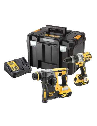 DEWALT 18V XR ZESTAW COMBO WIERTARKO- WKRĘTARKA + MŁOTOWIERTARKA