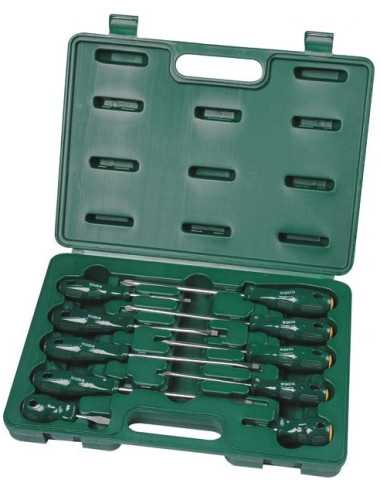 SATA ZESTAW WKRĘTAKÓW TORX 10 ELEMENTÓW  WALIZKA