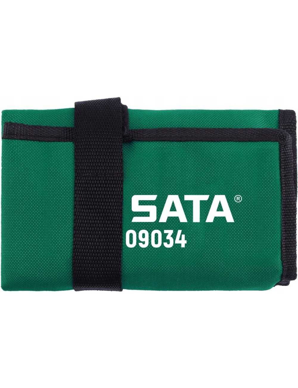 SATA ZESTAW KLUCZY PŁASKO-OCZKOWYCH KRÓTKICH Z GRZECHOTKĄ 7 ELEMENTÓW