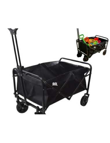 ALLBE WÓZEK TRANSPORTOWY OGRODOWY SKŁADANY 90L