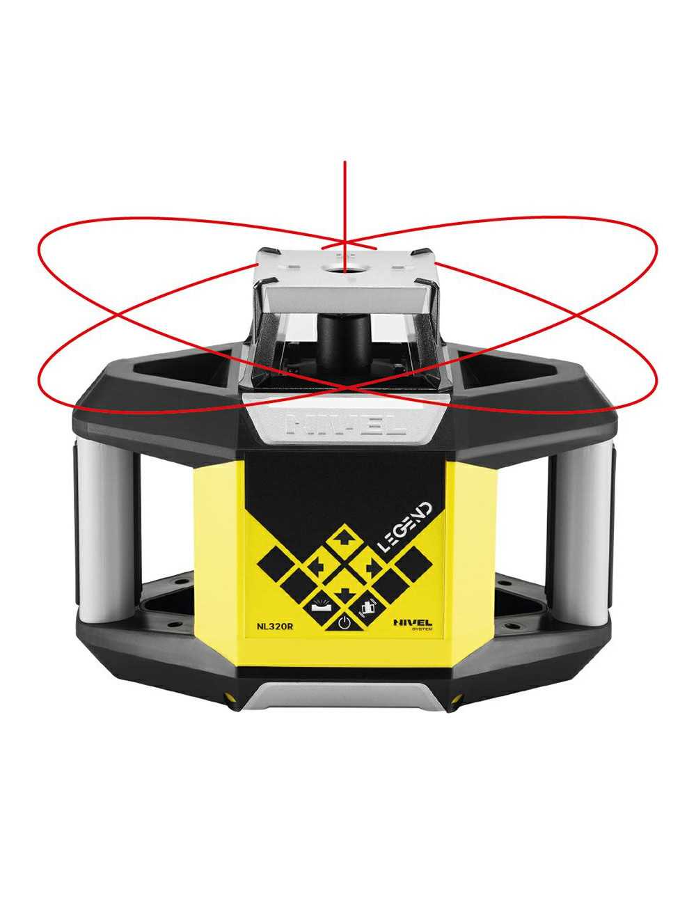 NIVEL SYSTEM NIWELATOR LASEROWY NL320R DIGITAL wiązka czerwona