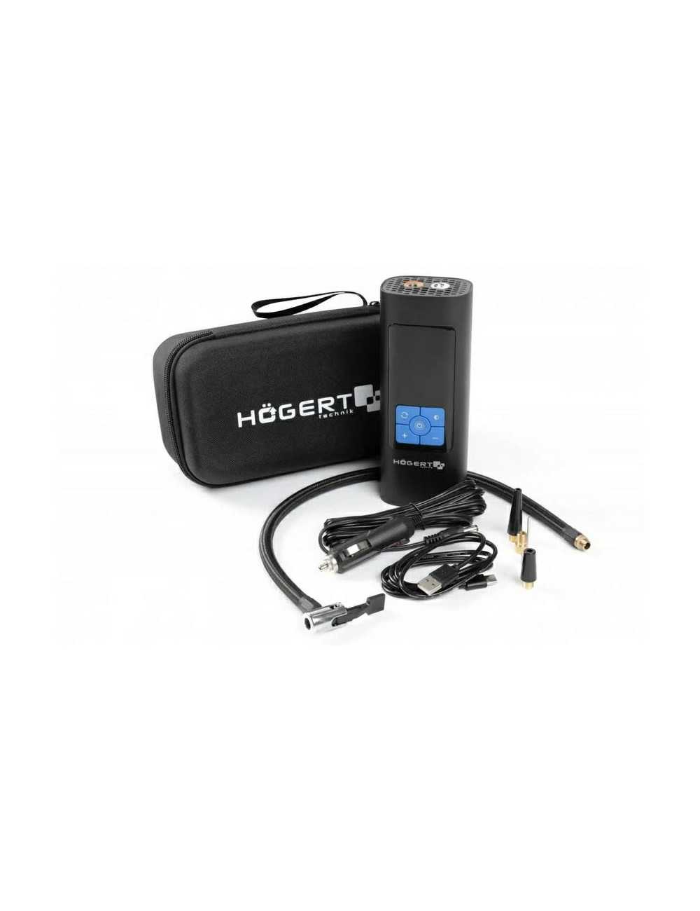 HOGERT KOMPRESOR MINI Z FUNKCJĄ ŁADOWARKI