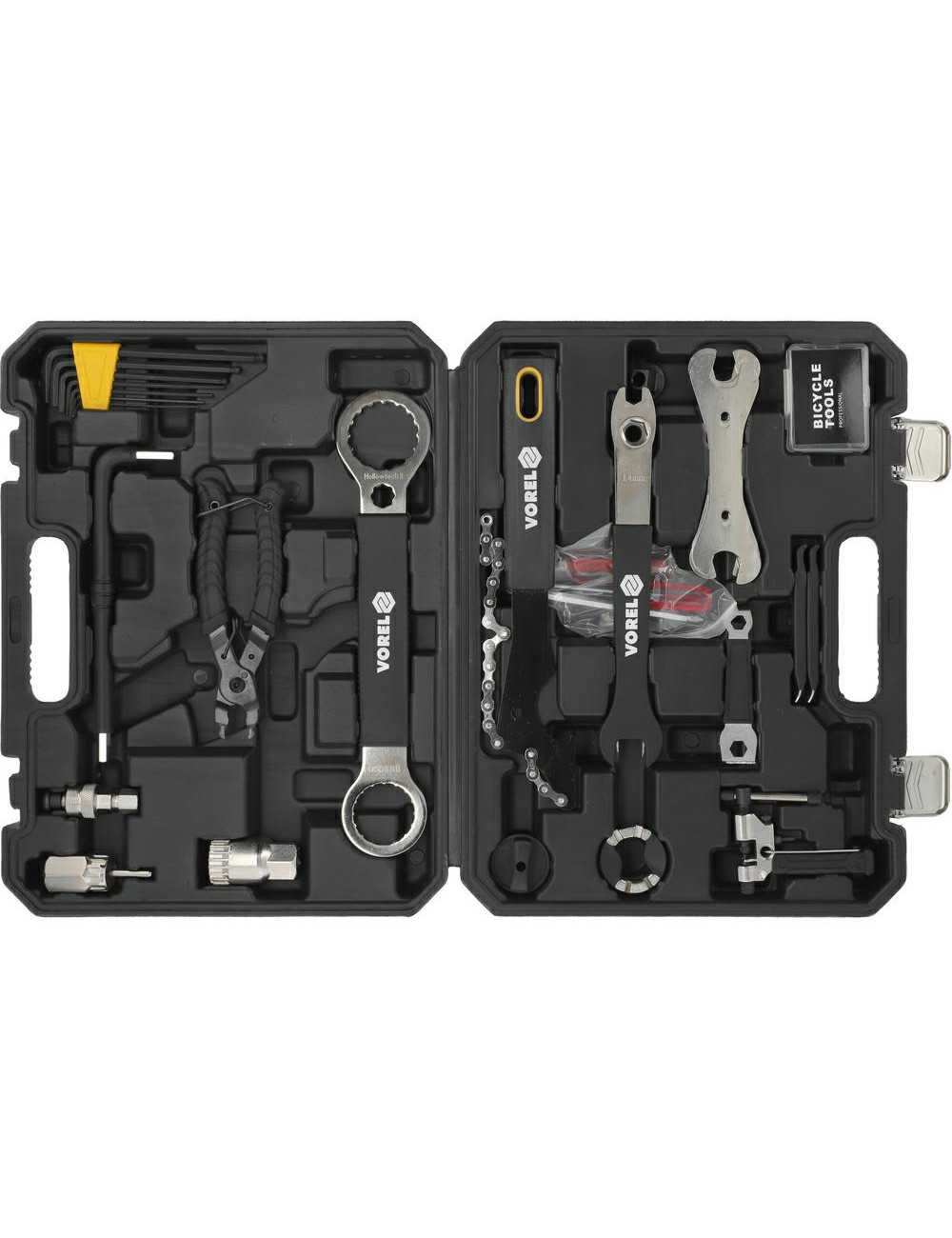 VOREL ZESTAW NARZĘDZIOWY DO ROWERÓW 30el.
