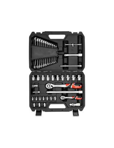 YATO ZESTAW KLUCZY 41el  1 2" 1 4"