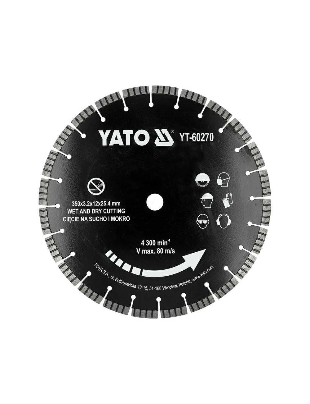 YATO TARCZA DO PRZECINARKI 350mm