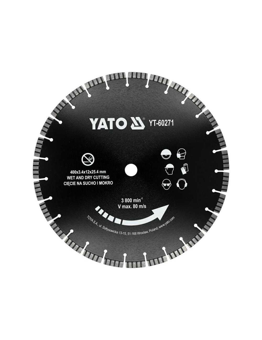 YATO TARCZA DO PRZECINARKI 400mm