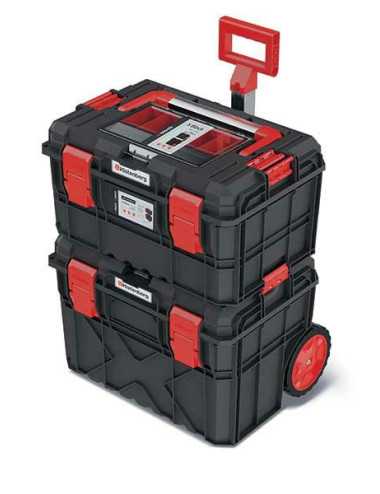 KISTENBERG ZESTAW SKRZYŃ NARZĘDZIOWYCH X Block ALU LOG 2w1