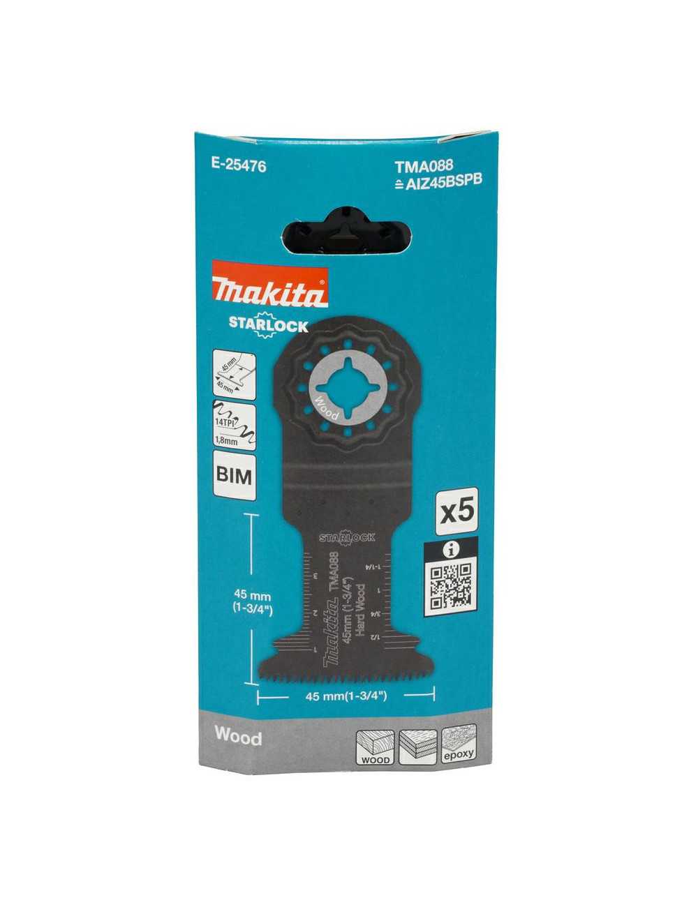 MAKITA MT BRZESZCZOT DO CIĘCIA WGŁĘBNEGO BIM 45mm x 45mm 14z C TMA088  5szt.