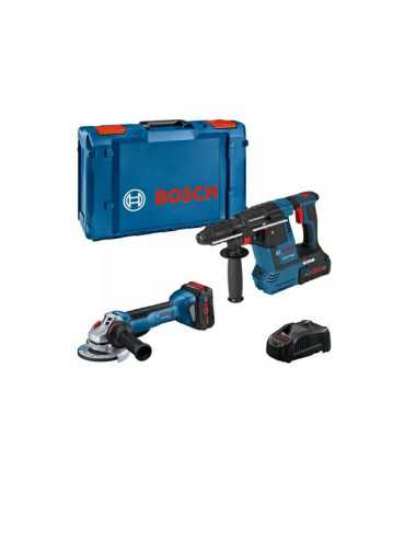 BOSCH ZESTAW COMBO 18V (GBH 18V-26 + GWS 18V-10PC) 2xPC5,5Ah XL-BOXX
