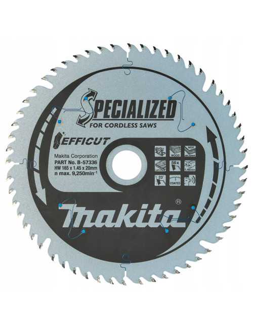 MAKITA PIŁA TARCZOWA  165x20x56z EFFICUT MDF LAMINATY DREWNO 2szt
