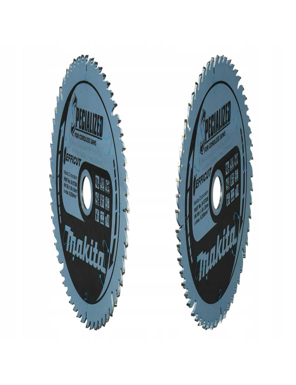 MAKITA PIŁA TARCZOWA  165x20x56z EFFICUT MDF LAMINATY DREWNO 2szt