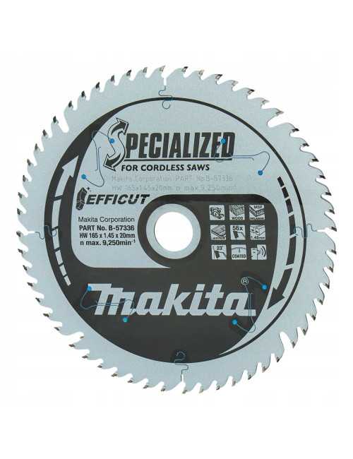MAKITA PIŁA TARCZOWA  165x20x56z EFFICUT MDF LAMINATY DREWNO 2szt