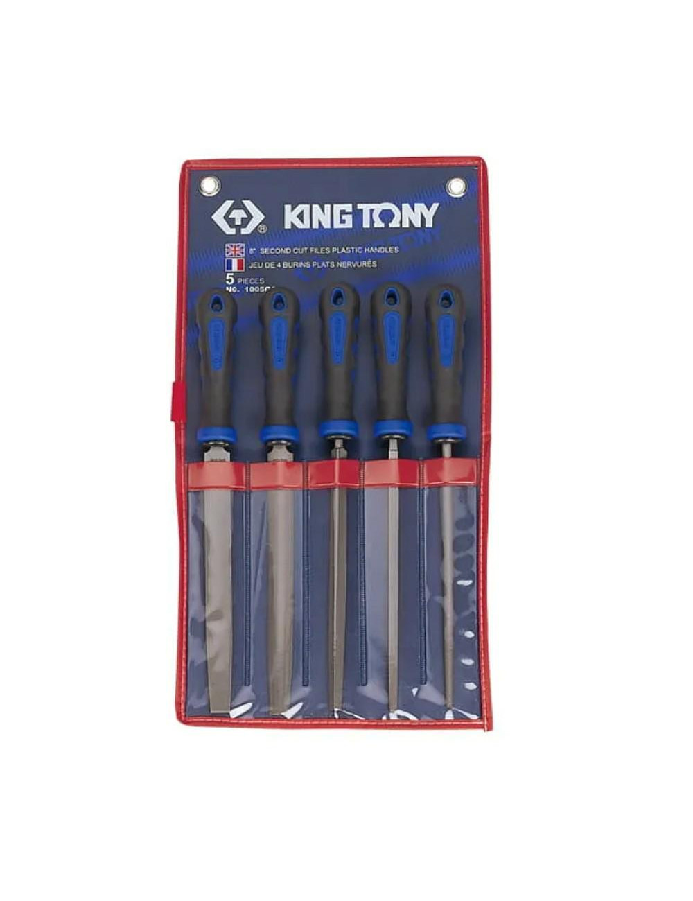 KING TONY ZESTAW PILNIKÓW 250mm 5szt.