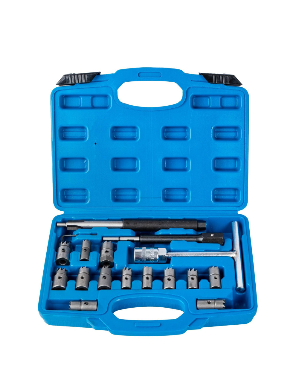 FREZY DO GNIAZD WTRYSKIWACZY WTRYSKÓW 17el. SILVER