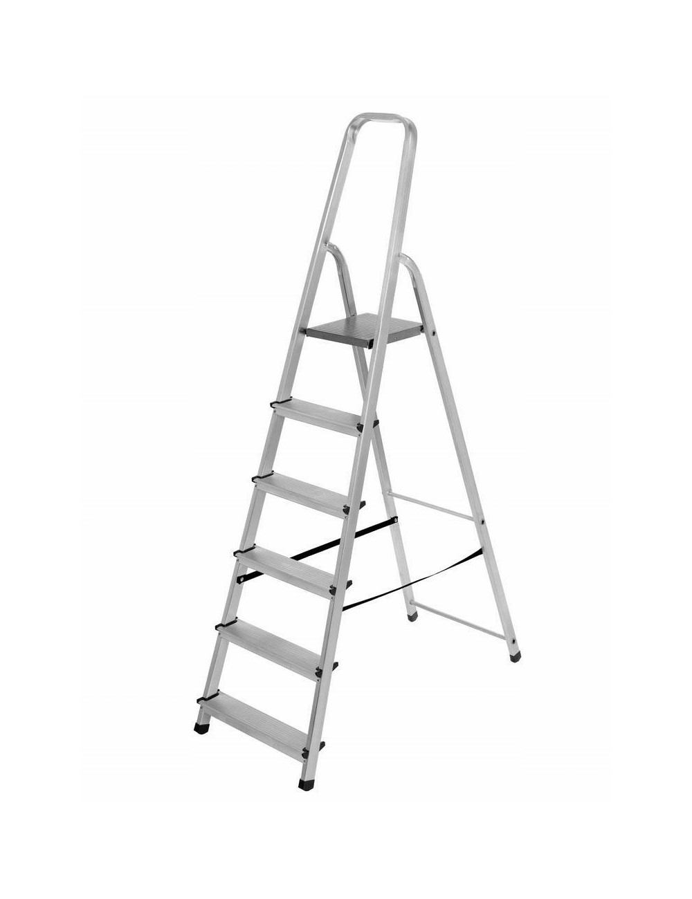 AWTOOLS DRABINA ALUMINIOWA WOLNOSTOJĄCA 6 STOPNI 125KG