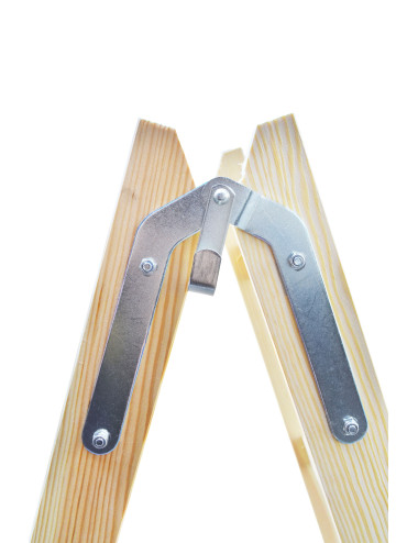 AWTOOLS DRABINA DREWNIANA 2x 5 STOPNI 150KG