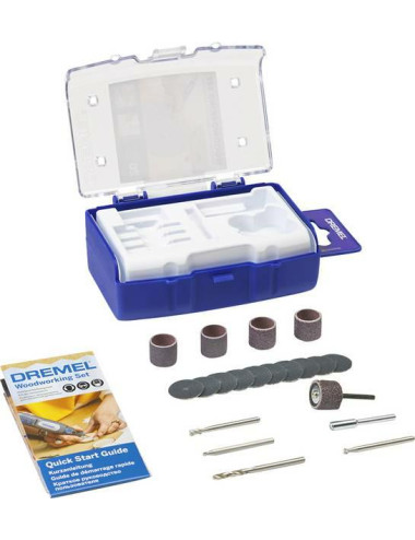 DREMEL ZESTAW OSPRZĘTU ACC 20szt. 681JA DO DREWNA