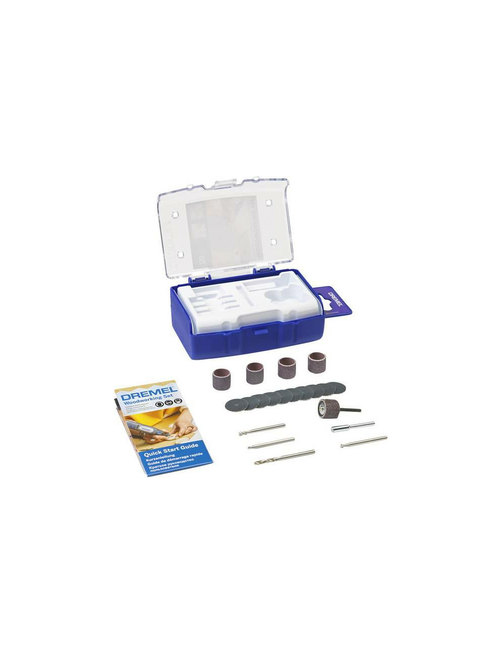 DREMEL ZESTAW OSPRZĘTU ACC 20szt. 681JA DO DREWNA