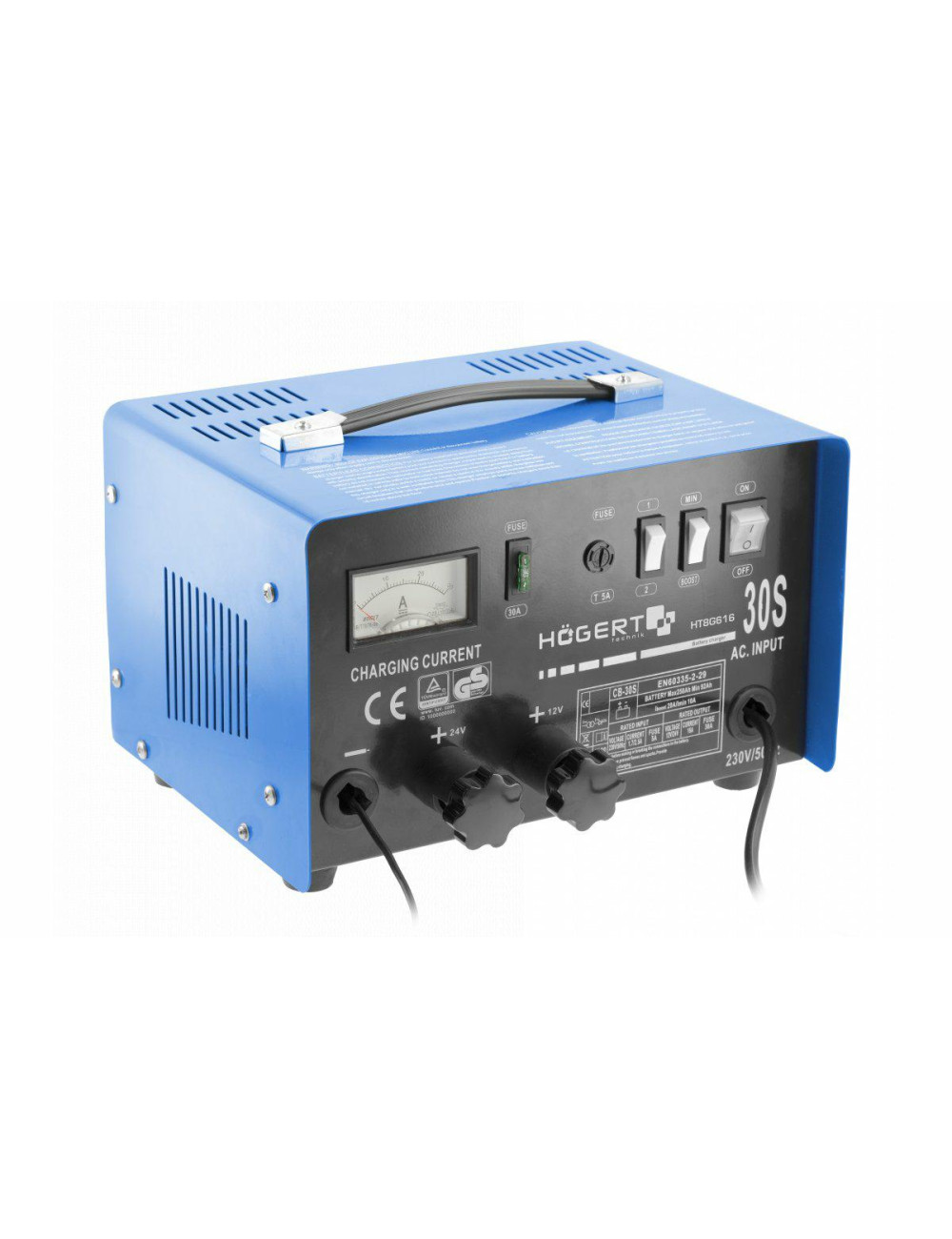 HOEGERT PROSTOWNIK 12 24V 14A 26A 350Ah