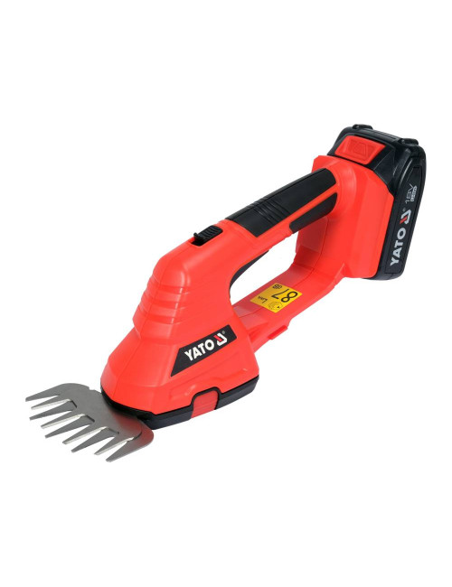 YATO NOŻYCE DO TRAWY I ŻYWOPŁOTU 18V + 2AH + ŁADOWARKA