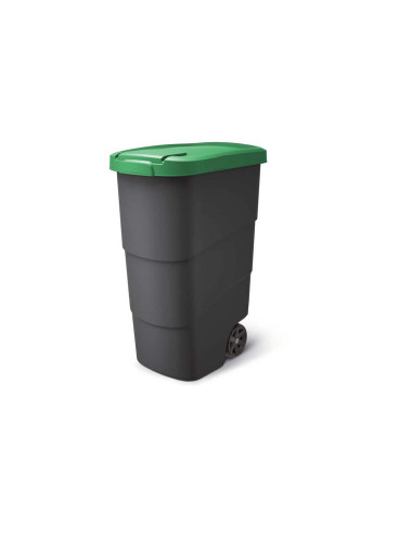 KEDEN KOSZ NA ŚMIECI WHEELER 90 L ZIELONY