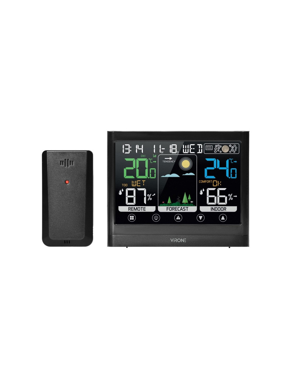 ORNO BEZPRZEWODOWA STACJA POGODOWA WS-5