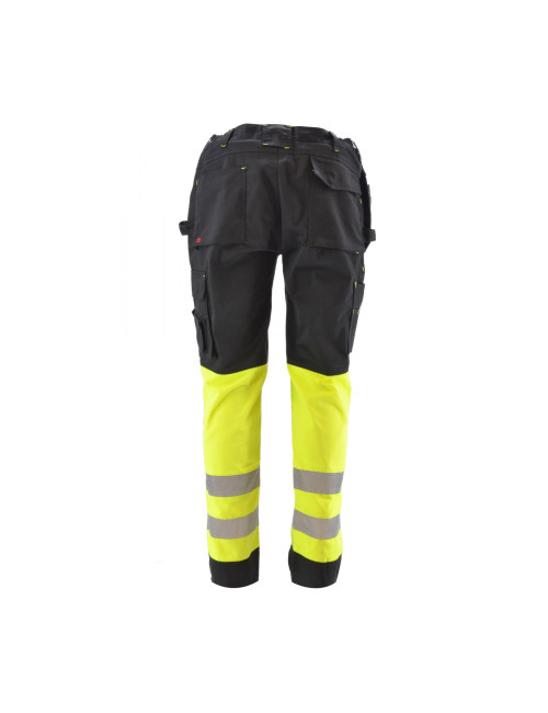 AWTOOLS SPODNIE  ROBOCZE  KIESZENIE MONTERSKIE T3/ ODBLASKOWE/ XXL