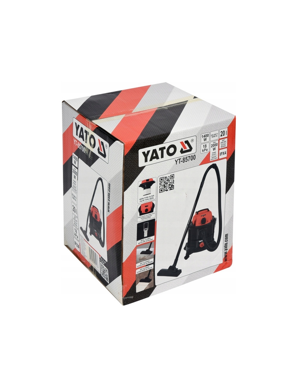 YATO ODKURZACZ WARSZTATOWY 1400W 20L