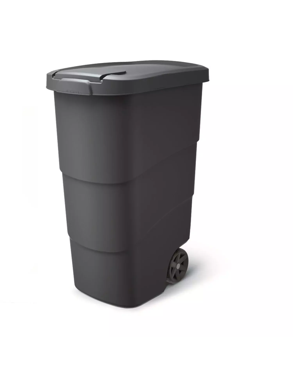 PROPERPLAST KEDEN KOSZ NA ŚMIECI WHEELER 90 L CZARNY RECYKLING
